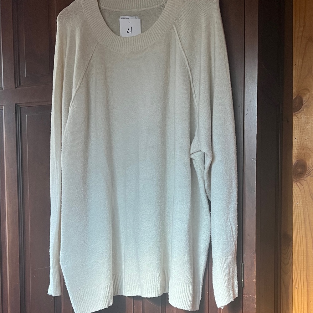 Sonoma Soft white Knit Sweater size 3X